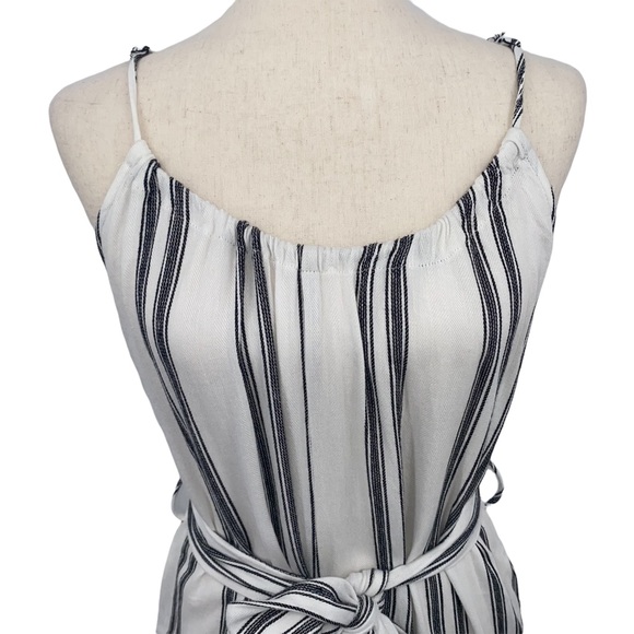 Dolce Vita Striped Linen Blend Jumpsuit, Size Extra Small - Picture 7 of 16